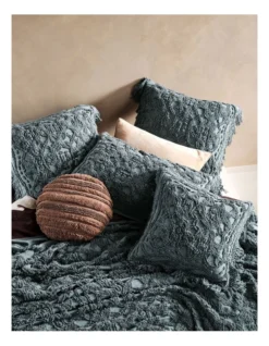 Linen House Somers European Pillow Case Petrol -Bedding Shop 581516830 841918870 3 720x928