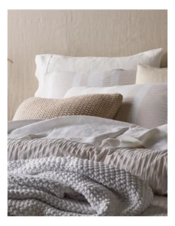 Iluka Yarn Dyed Stripe Quilt Cover Set In Moonbeam -Bedding Shop 597932650 882783100 3 720x928