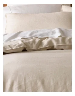 Sandy Cape Washed Belgian Linen Quilt Cover Set Moonbeam -Bedding Shop 607134160 607132810 3 2 720x928