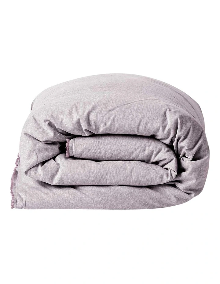 Chambray Fringe Bedlinen Collection In Lilac 4 Chambray Fringe Bedlinen Collection In Lilac - Image 2