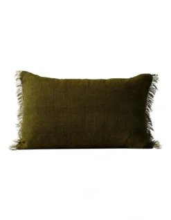 Vintage Linen Cushion Range Khaki