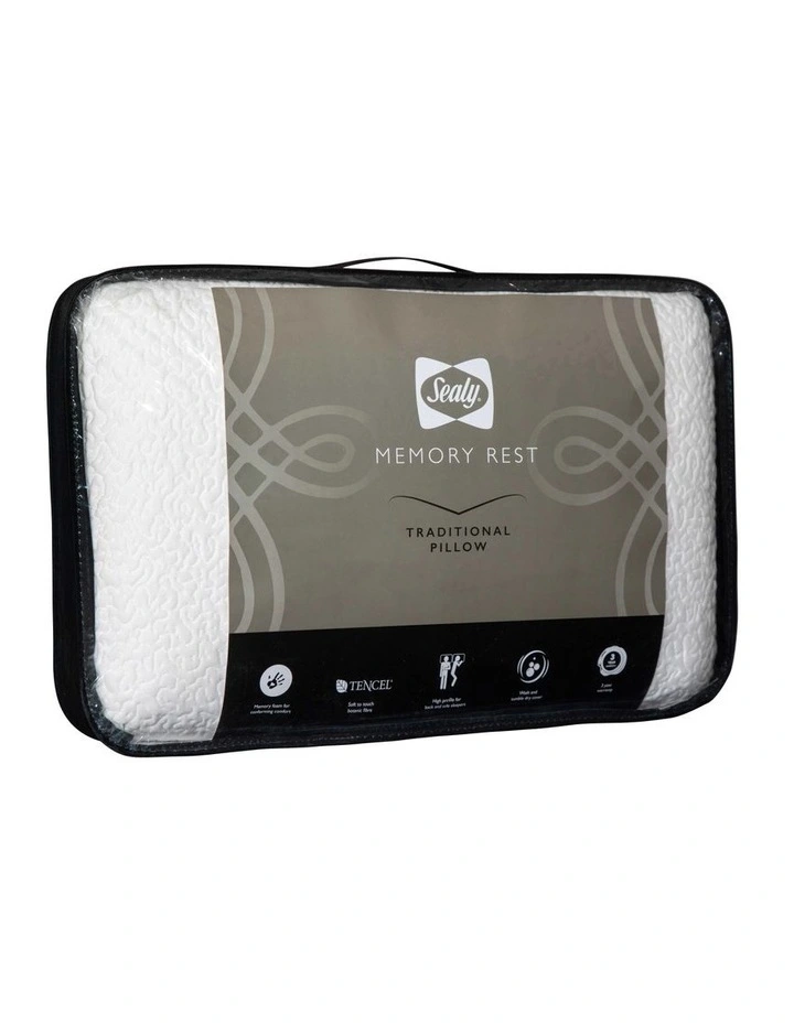 Memory Rest Memory Foam Traditional Pillow 5 Memory Rest Memory Foam Traditional Pillow - Image 3