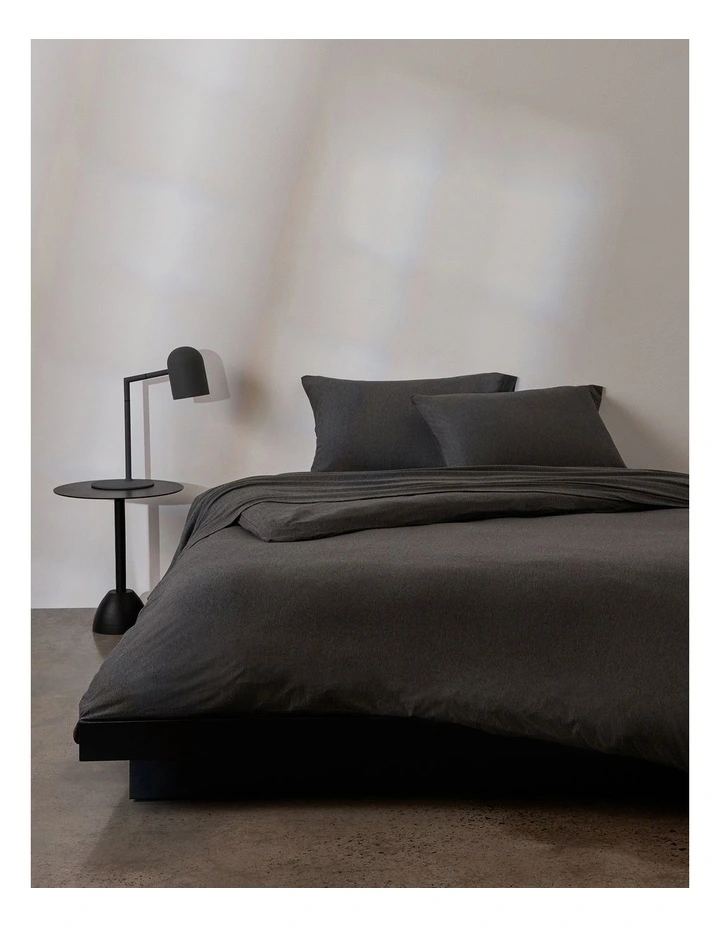 Calvin Klein Modern Cotton Harrison Quilt Cover In Charcoal 3 Calvin Klein Modern Cotton Harrison Quilt Cover In Charcoal