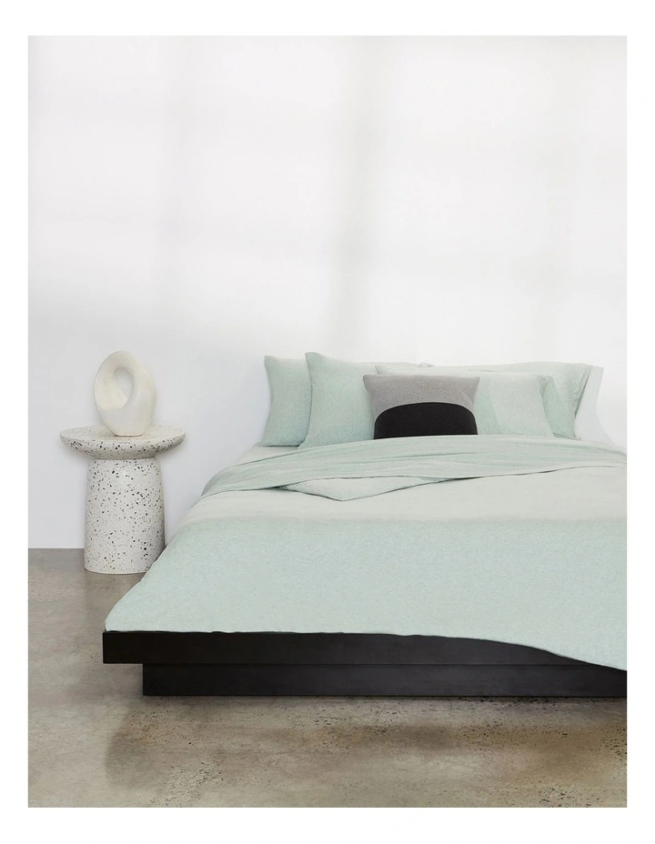 Calvin Klein Modern Cotton Harrison Quilt Cover In Mint Sandstone 7 Calvin Klein Modern Cotton Harrison Quilt Cover In Mint Sandstone - Image 5