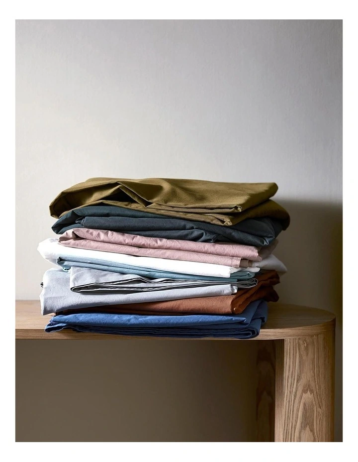 Halo Organic Cotton Sheet Set In Khaki 5 Halo Organic Cotton Sheet Set In Khaki - Image 3