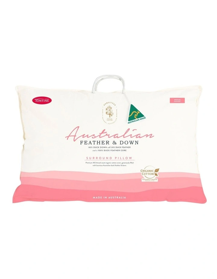 Homestead Australian Duck Feather & Down Medium Density Pillow 3 Homestead Australian Duck Feather & Down Medium Density Pillow
