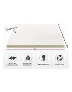 Queen Size Memory Foam Mattress Topper -Bedding Shop 757102060 2 720x928