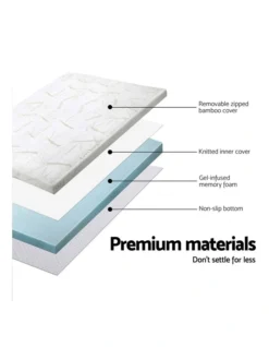 COOL GEL Memory Foam Mattress Topper -Bedding Shop 757102420 5 720x928