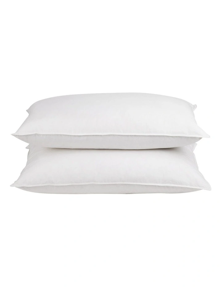 Set Of 2 Goose Feather And Down Pillow 5 Set Of 2 Goose Feather And Down Pillow - Image 3