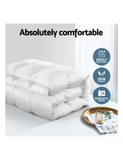 King Size Light Weight Duck Down Quilt In White -Bedding Shop 758007910 3 1 720x928
