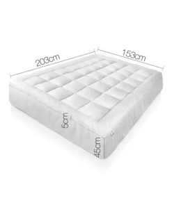Queen Size Bamboo Matress Topper -Bedding Shop 758114830 2 720x928