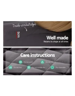 Bamboo Charcoal Pillowtop Mattress Topper Protector Cover Double -Bedding Shop 758115010 3 720x928