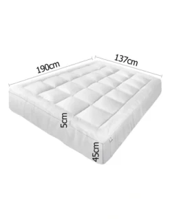 Double Size Memory Resistant Mattress Topper -Bedding Shop 758117350 2 720x928