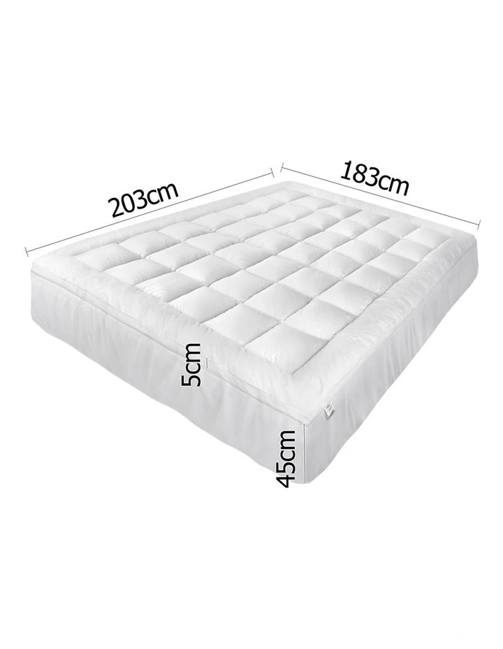 Giselle Bedding King Size Memory Resistant Mattress Topper 4 Giselle Bedding King Size Memory Resistant Mattress Topper - Image 2