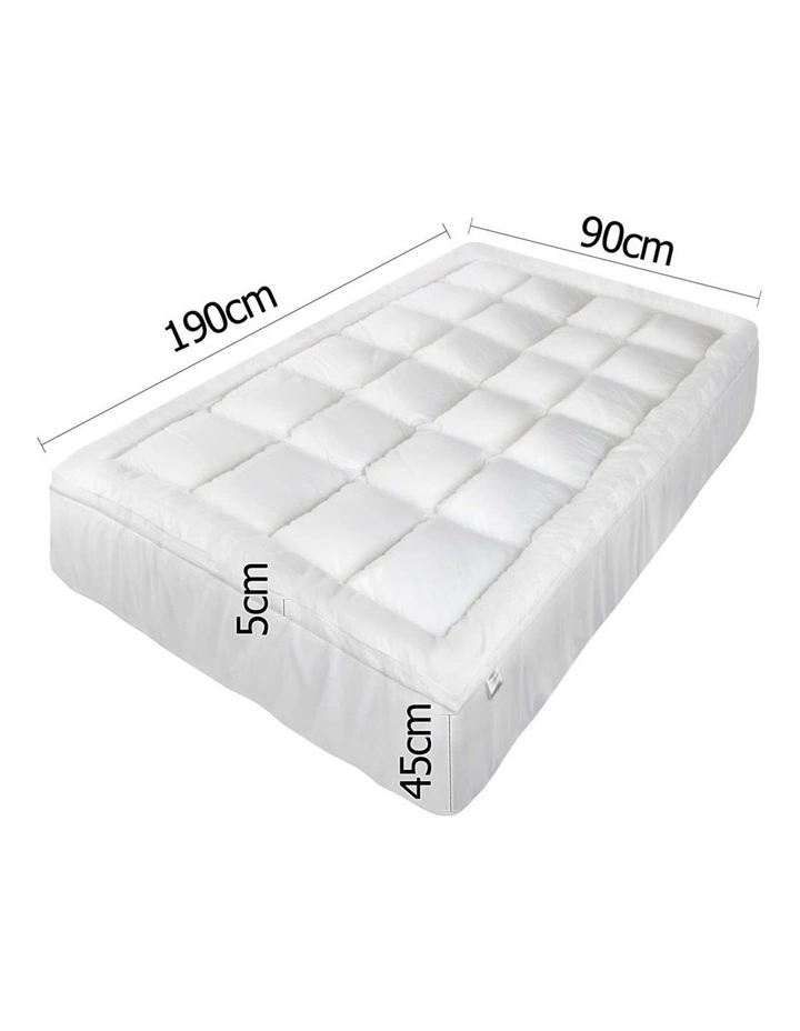 Giselle Bedding Single Size Memory Resistant Mattress Topper 4 Giselle Bedding Single Size Memory Resistant Mattress Topper - Image 2