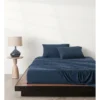 Calvin Klein Modern Cotton Harrison Sheeting In Heather Midnight -Bedding Shop 771590800 881780140 1 1 720x928