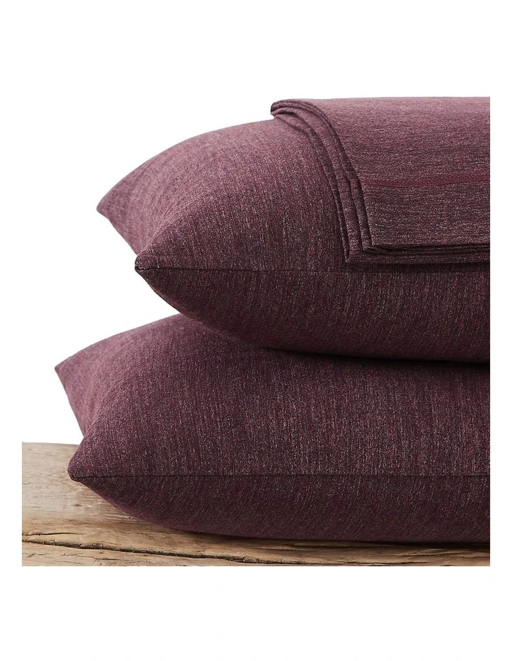 Calvin Klein Modern Cotton Harrison Sheeting In Burgundy 6 Calvin Klein Modern Cotton Harrison Sheeting In Burgundy - Image 4