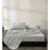 Calvin Klein Modern Cotton Harrison Sheeting In Mint Sandstone 1 Calvin Klein Modern Cotton Harrison Sheeting In Mint Sandstone -Bedding Shop 771590800 936563950 1 720x928