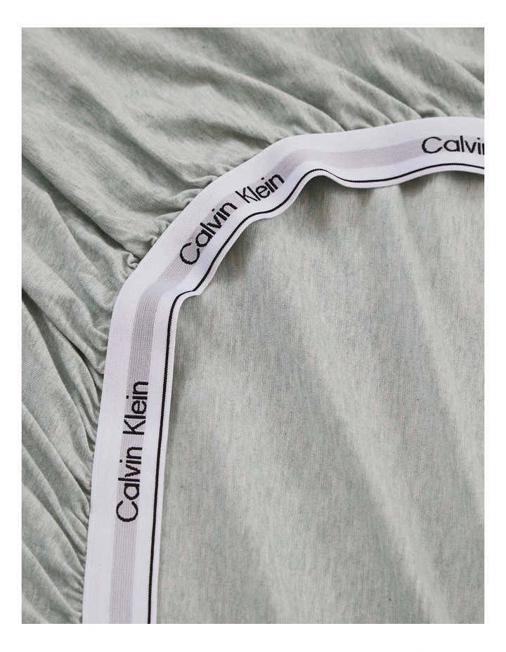 Calvin Klein Modern Cotton Harrison Sheeting In Mint Sandstone 4 Calvin Klein Modern Cotton Harrison Sheeting In Mint Sandstone - Image 2