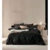 Linen House Heath Quilt Cover Set Black -Bedding Shop 773531920 841913650 1 720x928