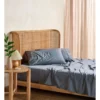 Linen House Nara Bamboo Cotton 400TC Sheet Set Bluestone 1 Linen House Nara Bamboo Cotton 400TC Sheet Set Bluestone -Bedding Shop 778131550 778129570 1 1 720x928