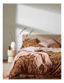 Maya Bedlinen Collection In Caramel