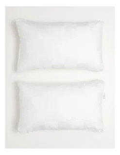 Heritage Medium Support Gusseted Pillow 2 Pack In White -Bedding Shop 779796190 2 720x928