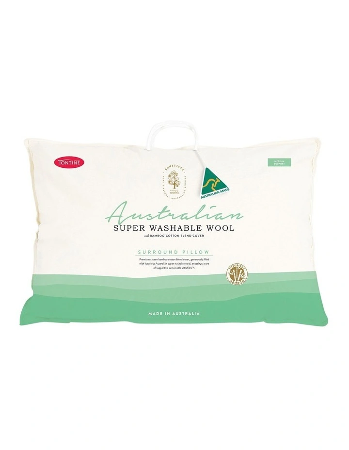 Australian Super Washable Wool Surround Pillow 3 Australian Super Washable Wool Surround Pillow