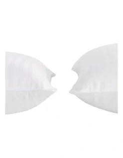 Luxurious Medium Profile & Soft Feel Latex Pillow In White -Bedding Shop 787245940 2 720x928