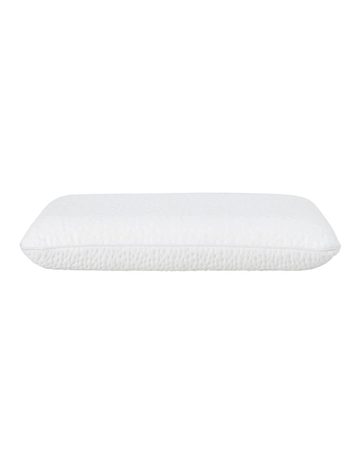 Deluxe Memory Foam Travel Pillow In White 3 Deluxe Memory Foam Travel Pillow In White