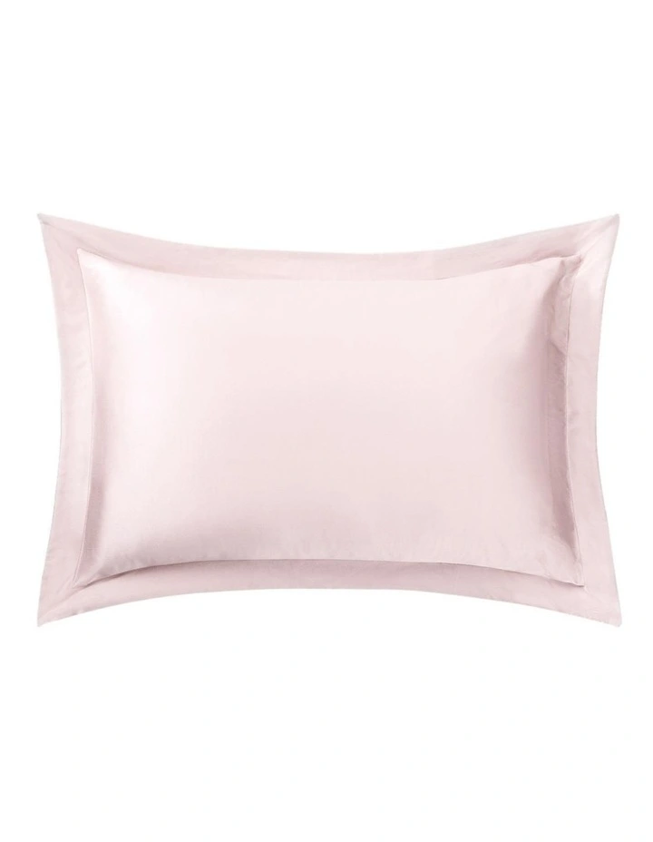 Lanham Silk Tailored Pillowcase In Shell 3 Lanham Silk Tailored Pillowcase In Shell