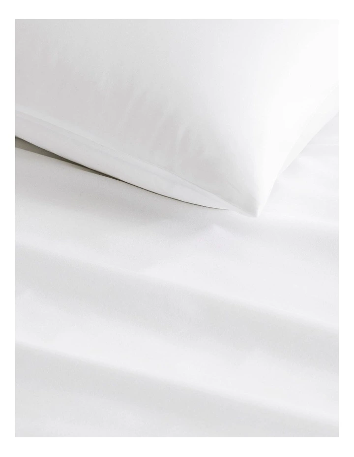 Tencel Lyocell Fibre & Cotton Sheet Set In White 4 Tencel Lyocell Fibre & Cotton Sheet Set In White - Image 2