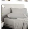 Tencel Lyocell Fibre & Cotton Sheet Set In Dove -Bedding Shop 787491100 1 1 720x928