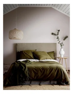 Maison Vintage Bedlinen Collection In Khaki