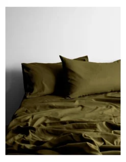 Maison Vintage Sheet Set Khaki