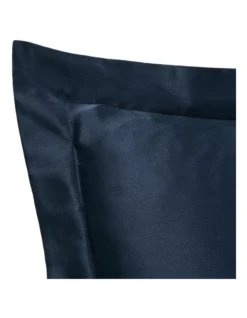 Lanham Silk Tailored Pillowcase In Midnight -Bedding Shop 790603210 2 720x928