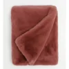 Heritage Amelie Faux Fur Throw Withered Rose 1 Heritage Amelie Faux Fur Throw Withered Rose -Bedding Shop 798599980 1 720x928