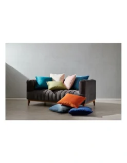 Remi Velvet Cushion Peacock Blue -Bedding Shop 804649240 4 720x928