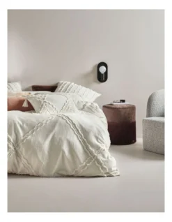 Linen House Heather Quilt Cover Set White -Bedding Shop 806119300 841915090 2 720x928