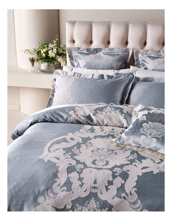 Dionisia Quilt Cover Set Blue 4 Dionisia Quilt Cover Set Blue - Image 2