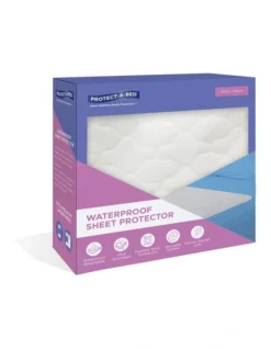 Waterproof Sheet Protector In White -Bedding Shop 815792410 2 2 720x928