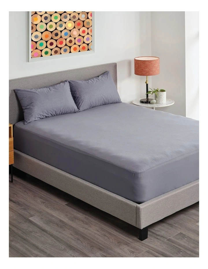 Nature's Sleep Cosmetic TENCEL Fitted Sheet Set In Charcoal 3 Nature's Sleep Cosmetic TENCEL Fitted Sheet Set In Charcoal