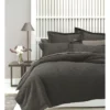 Linen House Deluxe Waffle Quilt Cover Set Charcoal -Bedding Shop 818835220 818833870 1 720x928