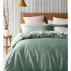 Sandy Cape Washed Belgian Linen Quilt Cover Set Eucalyptus -Bedding Shop 832967560 832967920 1 720x928