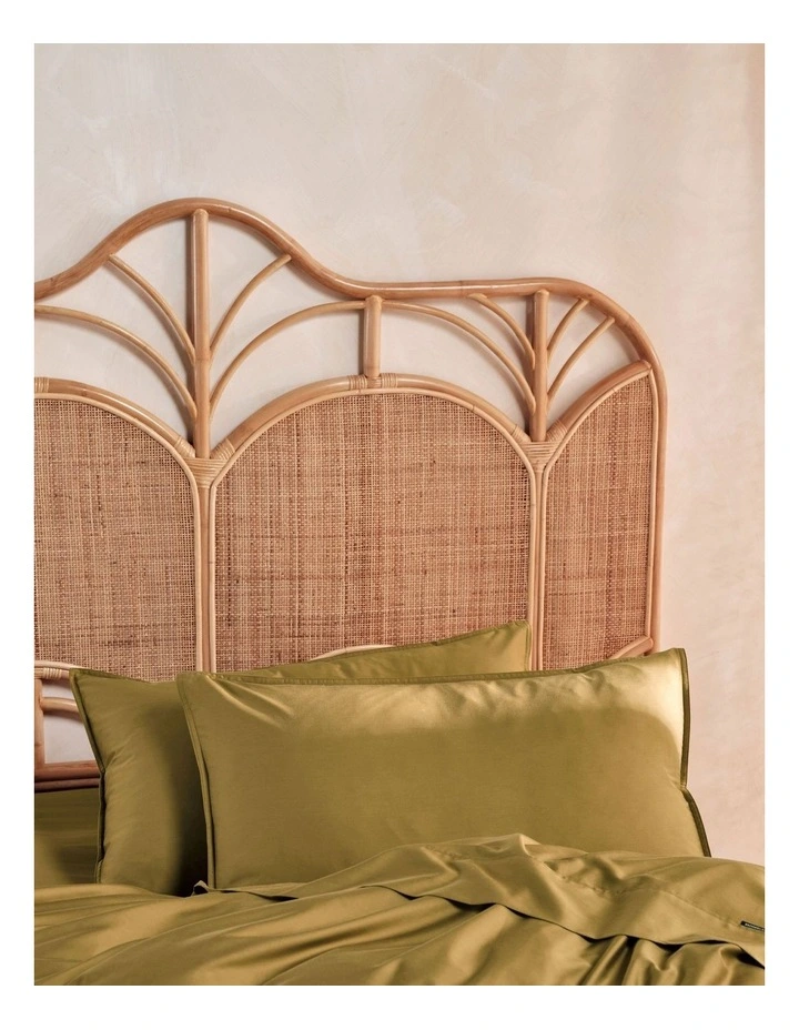 Linen House Nara 400 Thread Count Bamboo Cotton Quilt Cover Set In Bronze 4 Linen House Nara 400 Thread Count Bamboo Cotton Quilt Cover Set In Bronze - Image 2