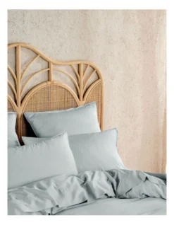 Linen House Nara 400TC Bamboo Cotton Quilt Cover Set In Sky 8 Linen House Nara 400TC Bamboo Cotton Quilt Cover Set In Sky -Bedding Shop 832974130 966974320 2 720x928