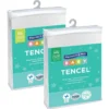 Kids TENCEL Jersey Waterproof Fitted Mattress Protector -Bedding Shop 836362540 1 1 720x928