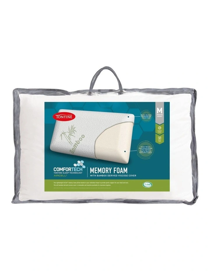Comfortech Memory Foam Pillow With Bamboo Cover 3 Comfortech Memory Foam Pillow With Bamboo Cover