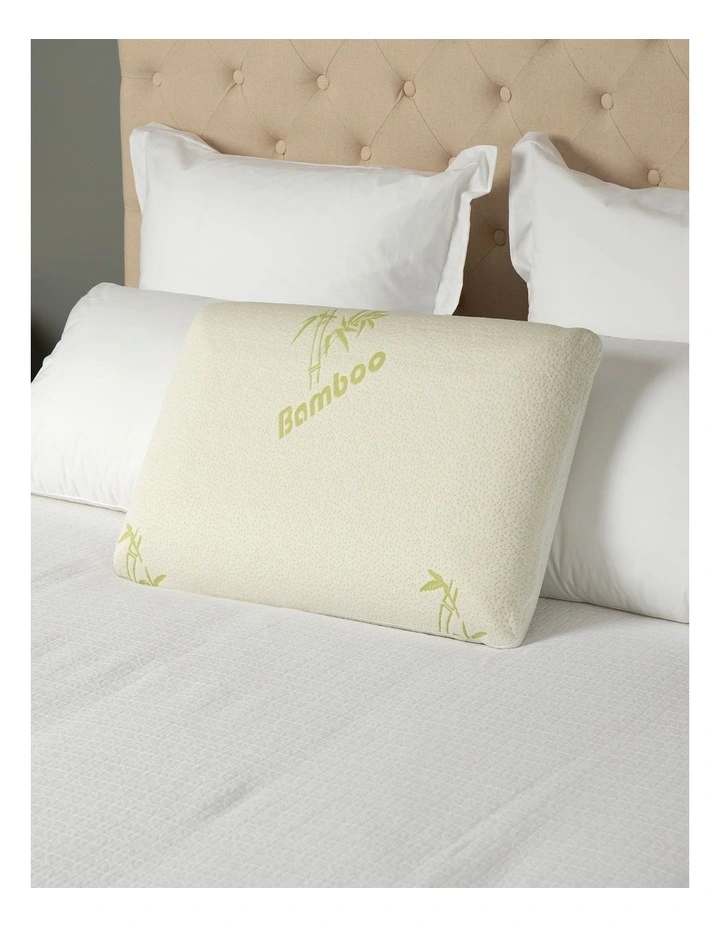 Comfortech Memory Foam Pillow With Bamboo Cover 5 Comfortech Memory Foam Pillow With Bamboo Cover - Image 3