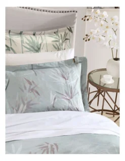 Bamboo Florette Quilt Cover Set In Sage -Bedding Shop 840493360 3 720x928